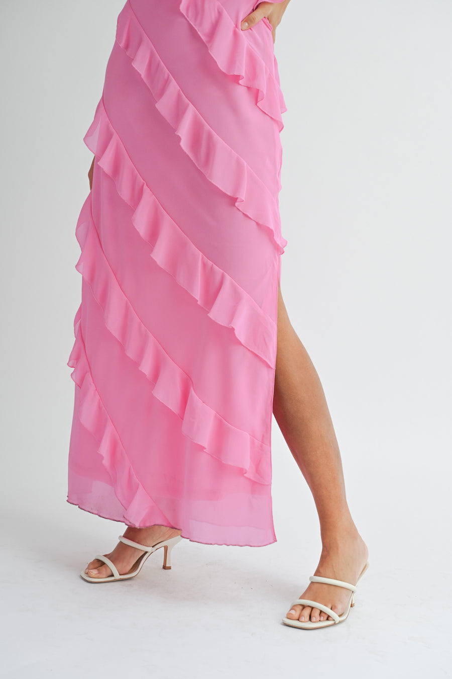 THAT PINK RUFFLE MAXI