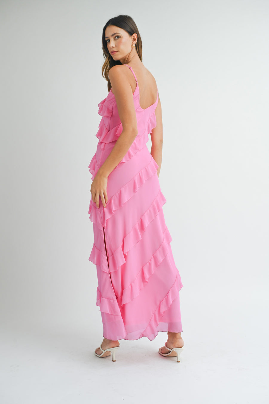 THAT PINK RUFFLE MAXI