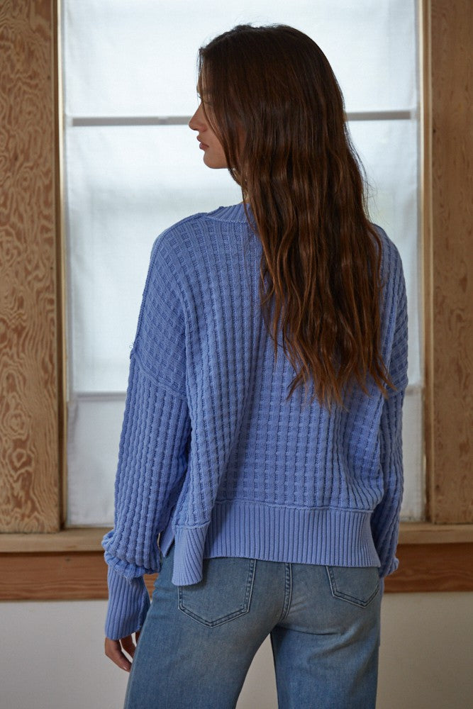 Blue Skyline Sweater