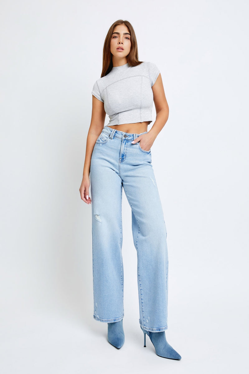 High Waisted /Wide Leg Nori Jean