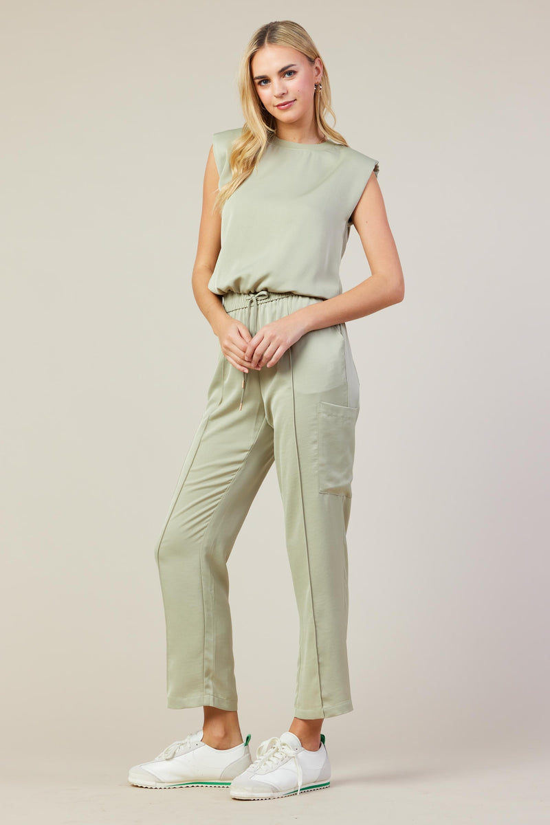 Sage Green Business Top