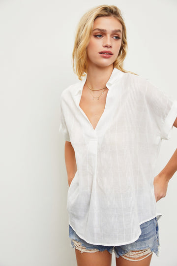 Lightweight Linen Top