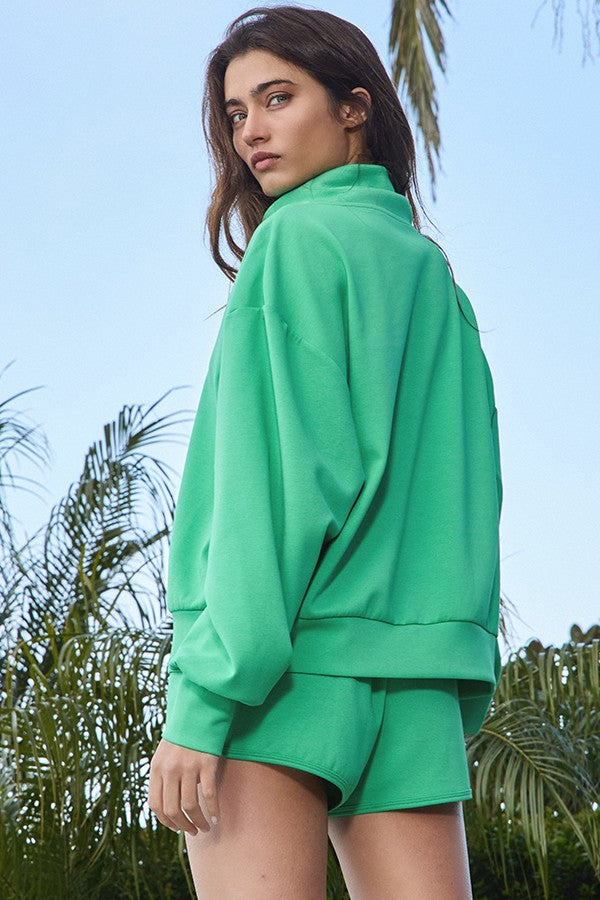 Kelly Green Scuba Hoodie (TOP)