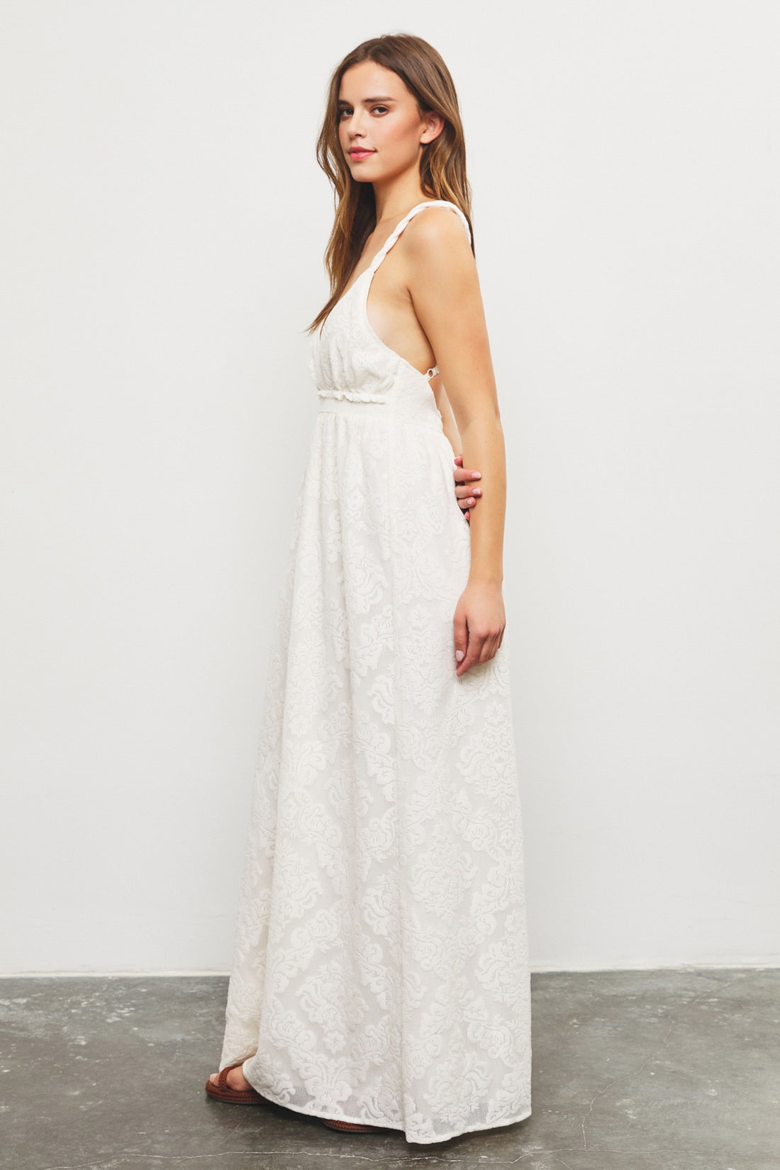 Cross My Back Maxi Dress