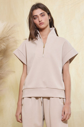 Taupe Scuba Shorts