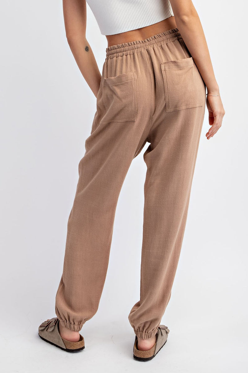 On The Go Joggers (Brown)