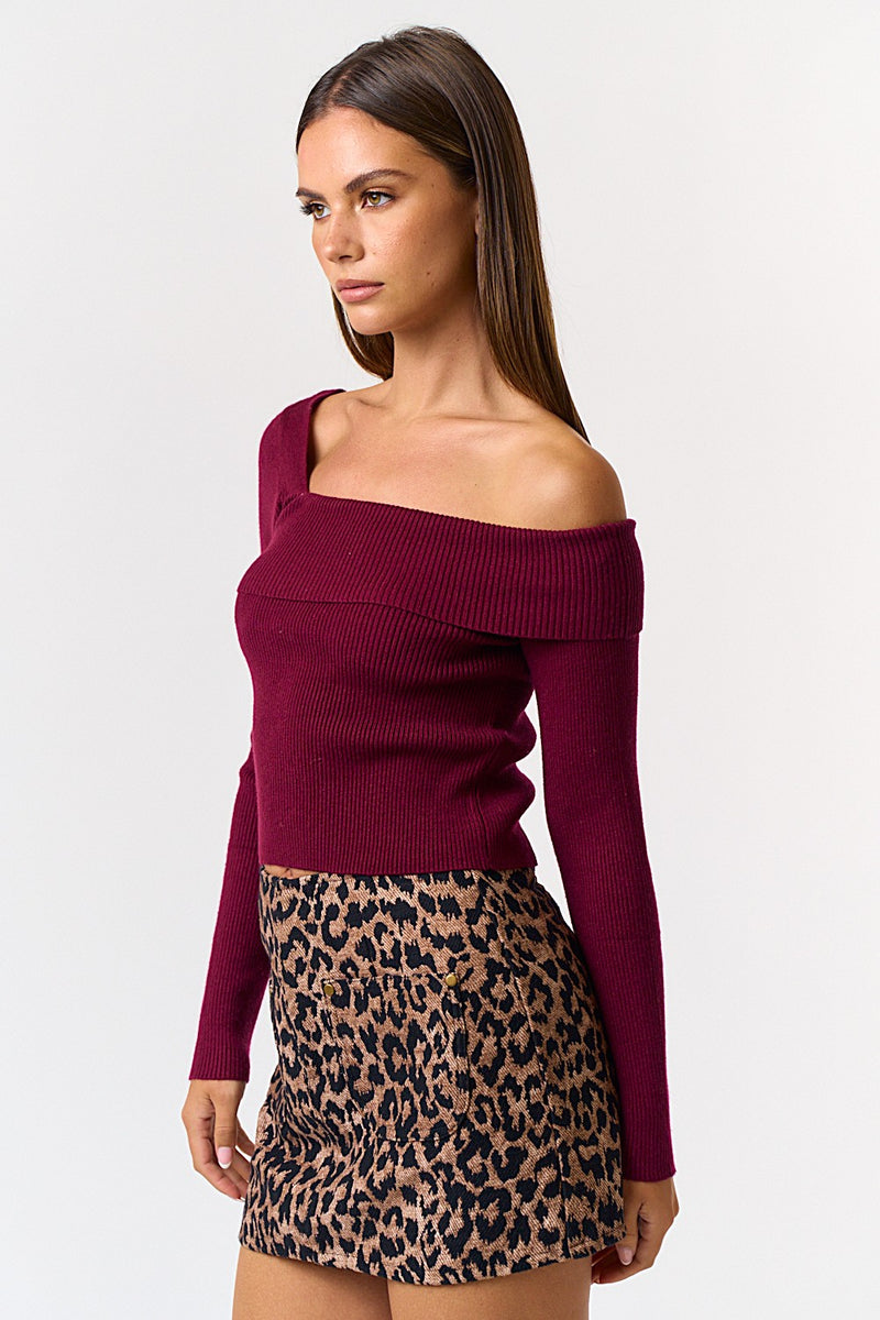 Burgundy Babe Top