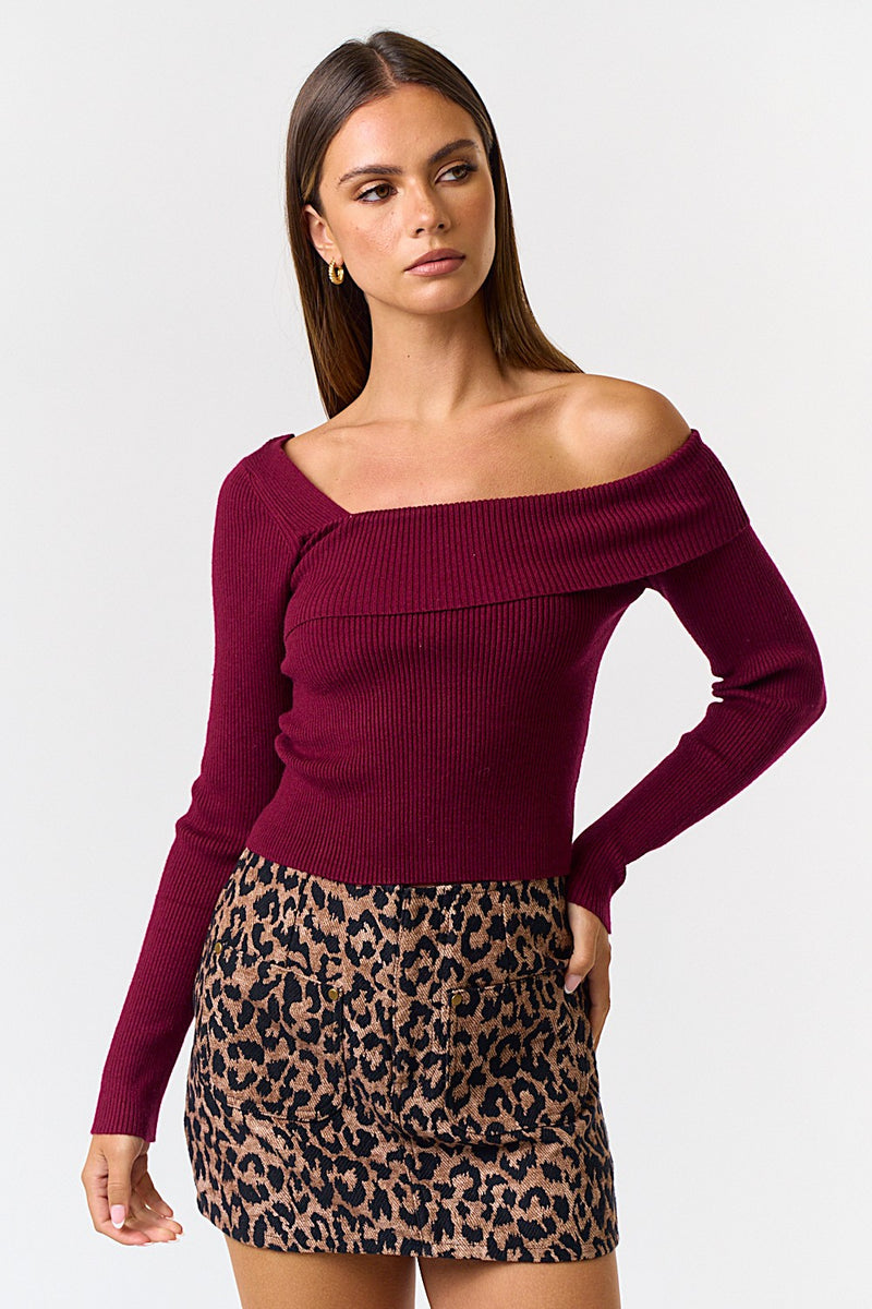 Burgundy Babe Top