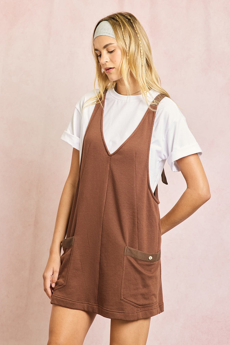 On The Go Mocha Dress