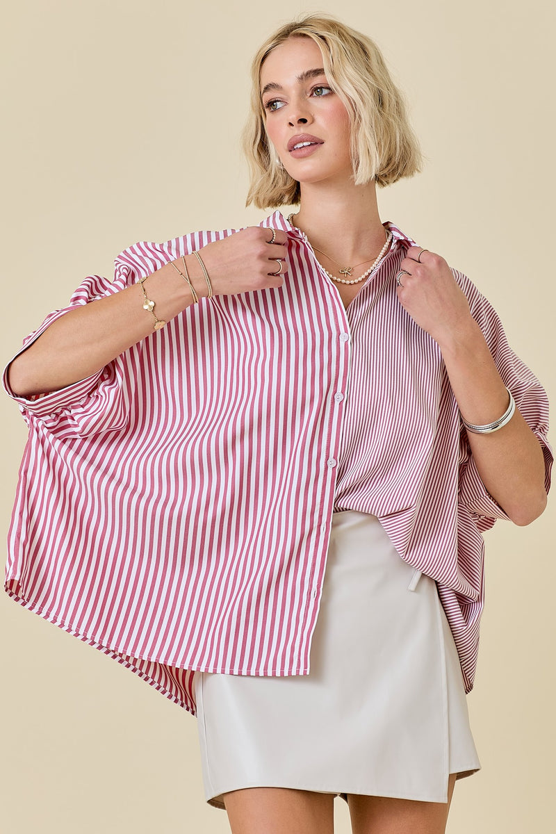 Striped Red Top