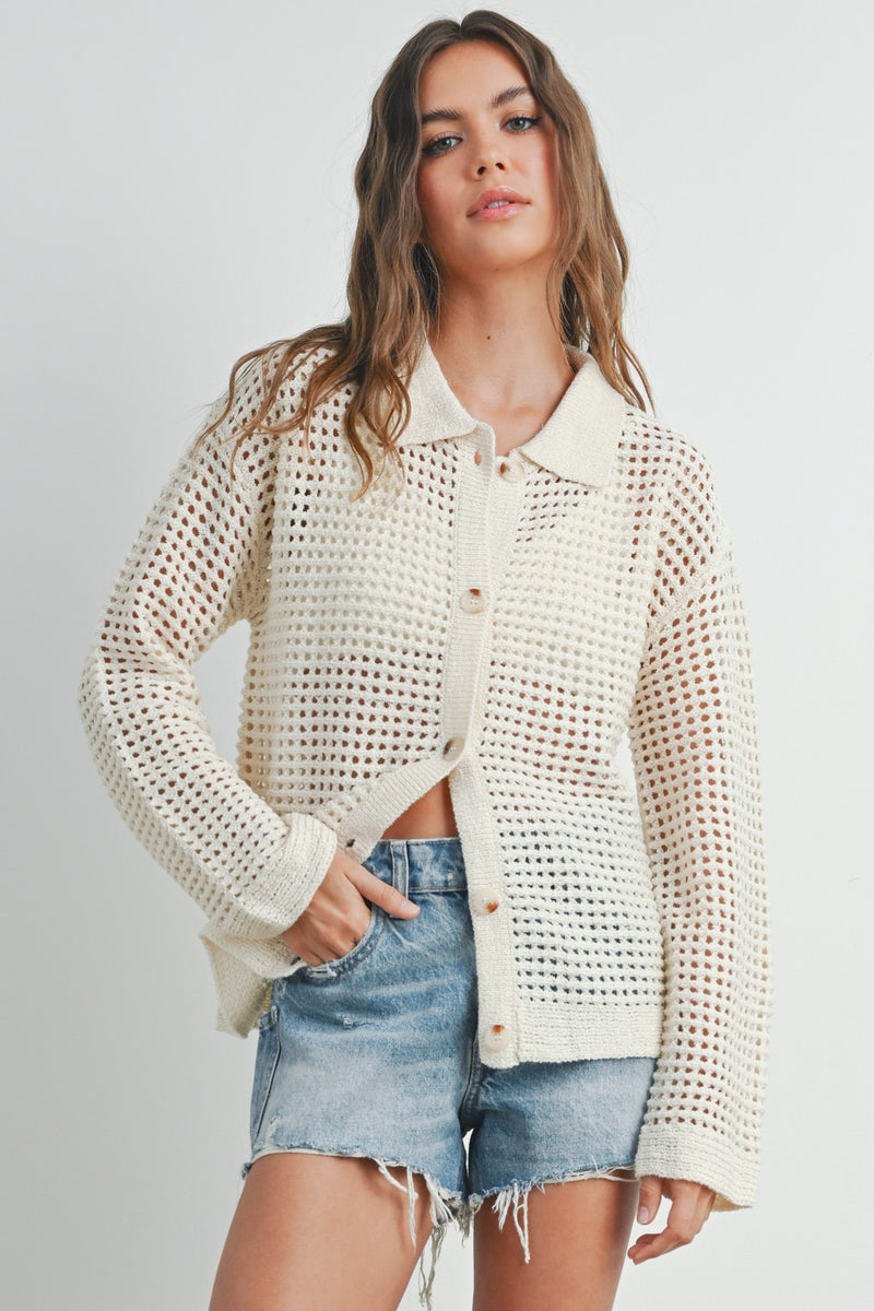 Ivory Knit Top