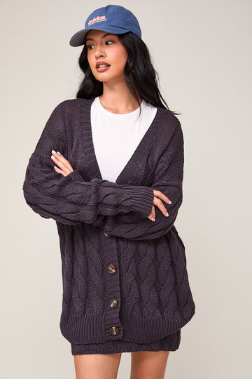 Charcoal Cardigan