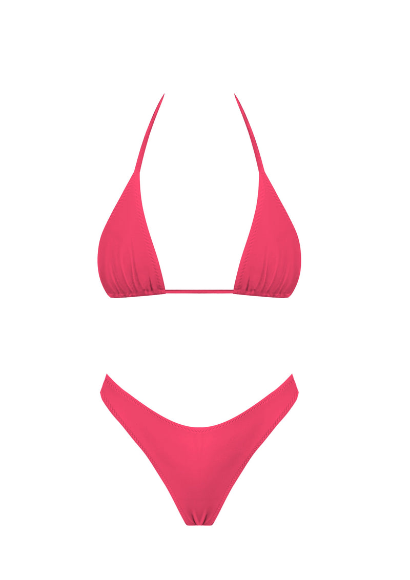 Hot Pink Bikini - (BOTTOM)