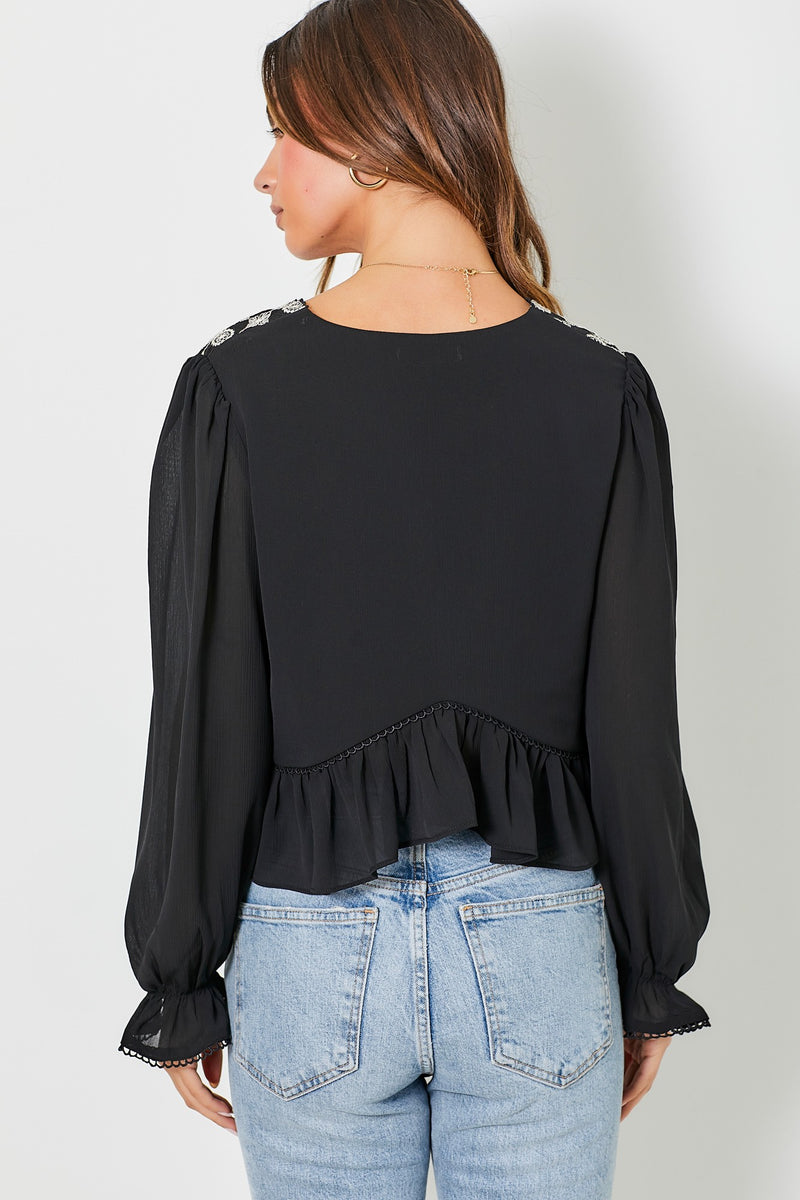 Western Girls Night Top