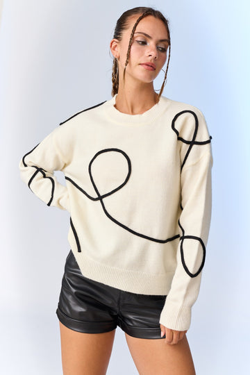 Abstract Sweater