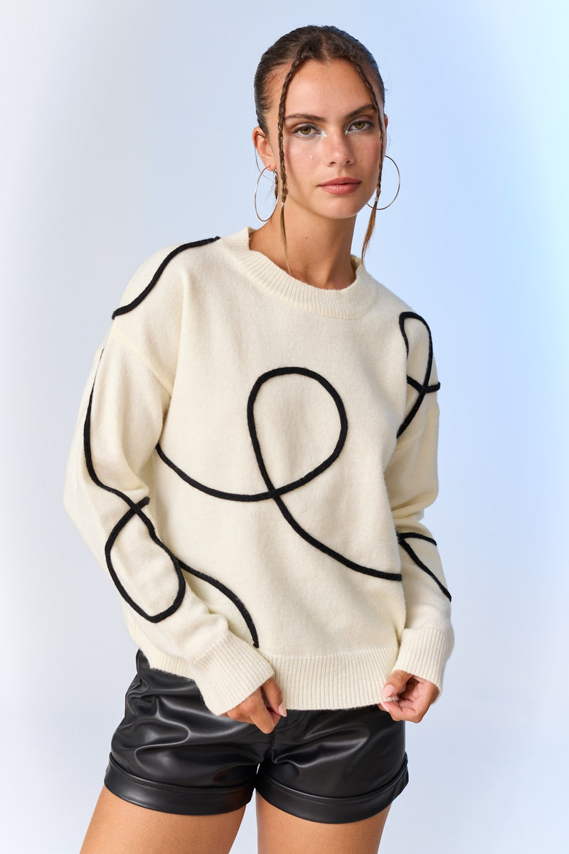 Abstract Sweater