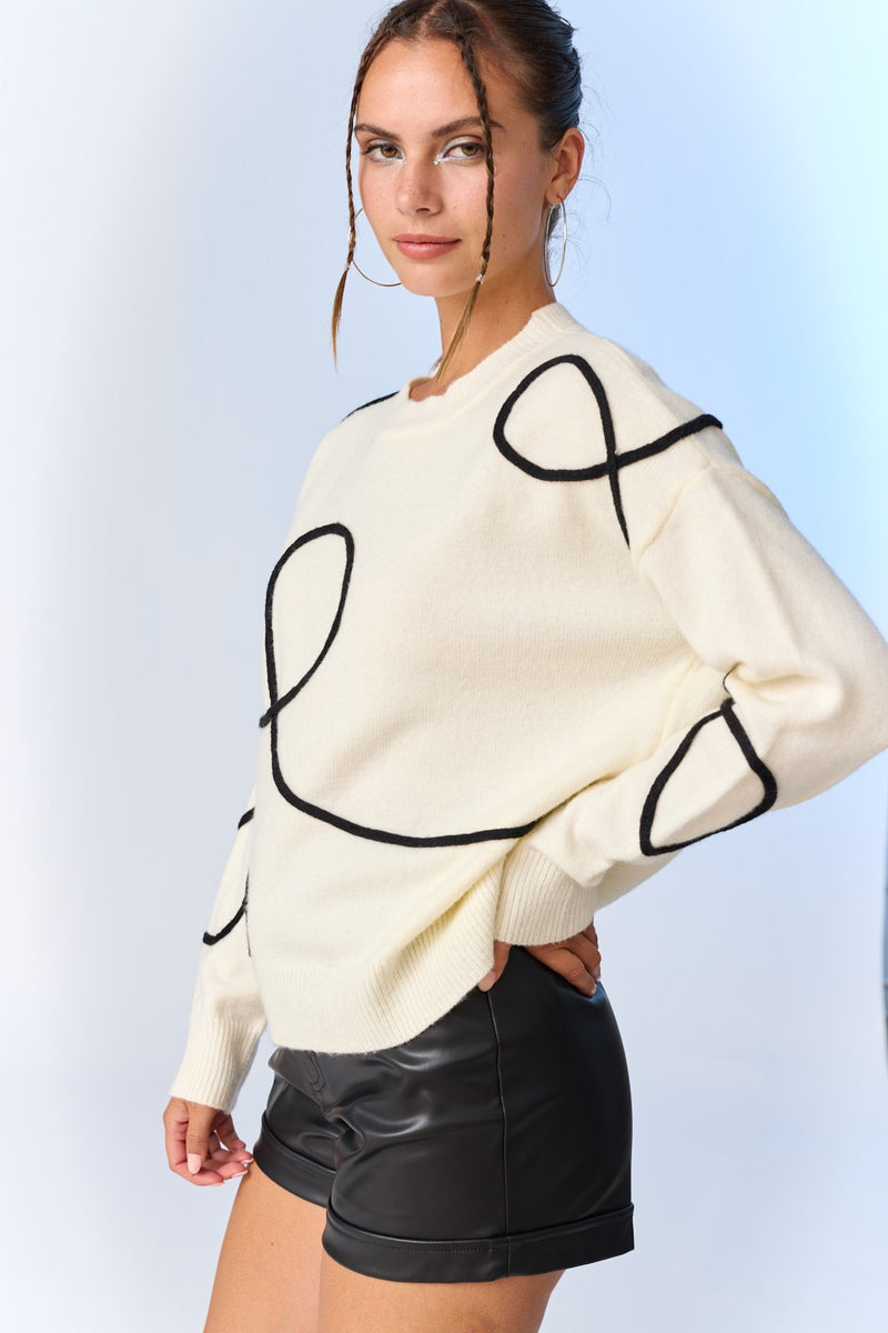 Abstract Sweater