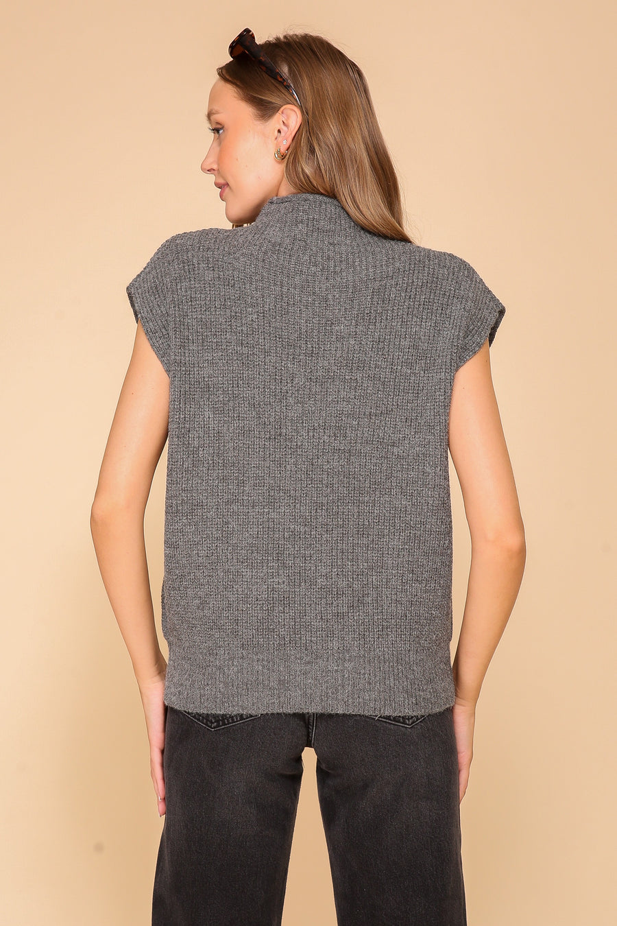 Charcoal Sweater Vest