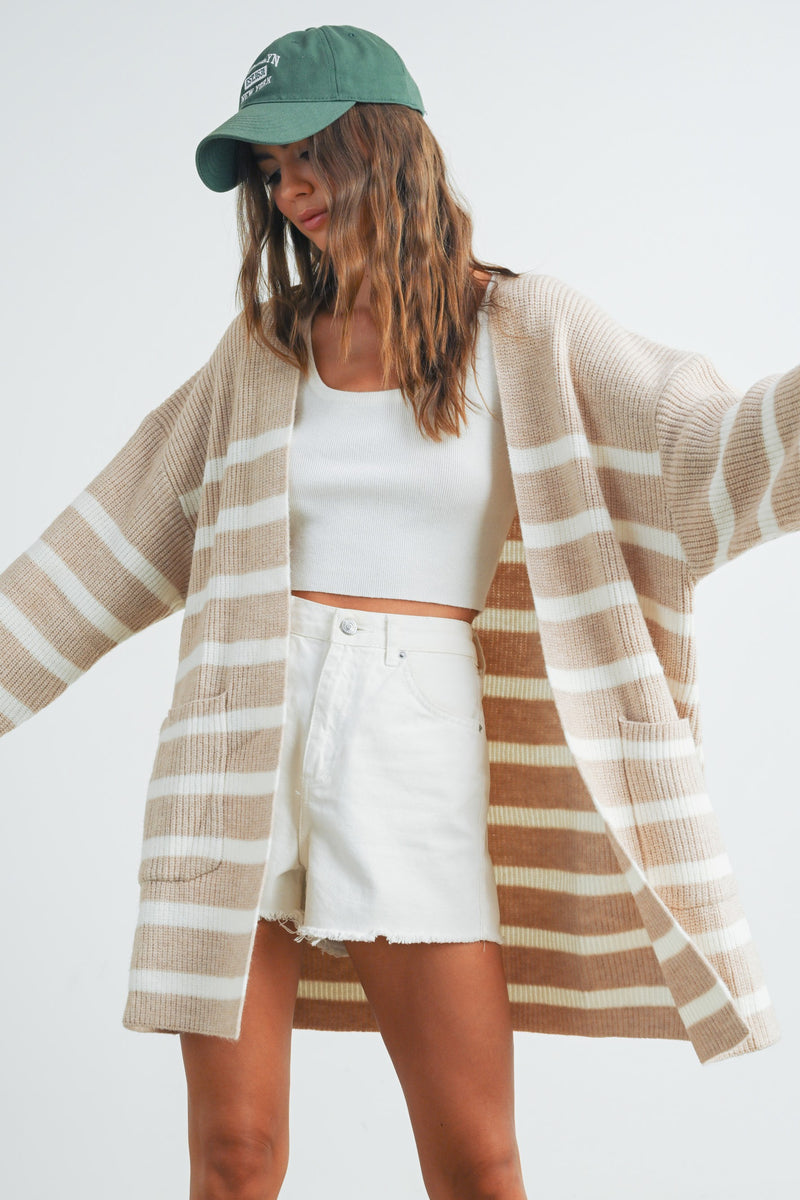 Wood Fire Long Cardigan