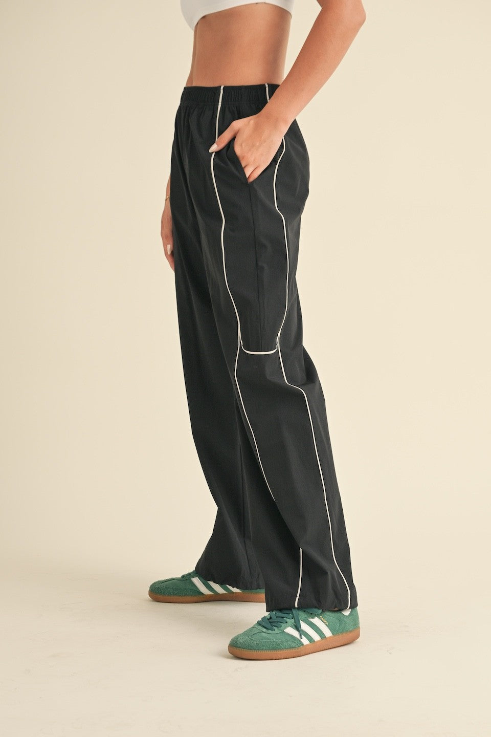 Black Track Pant