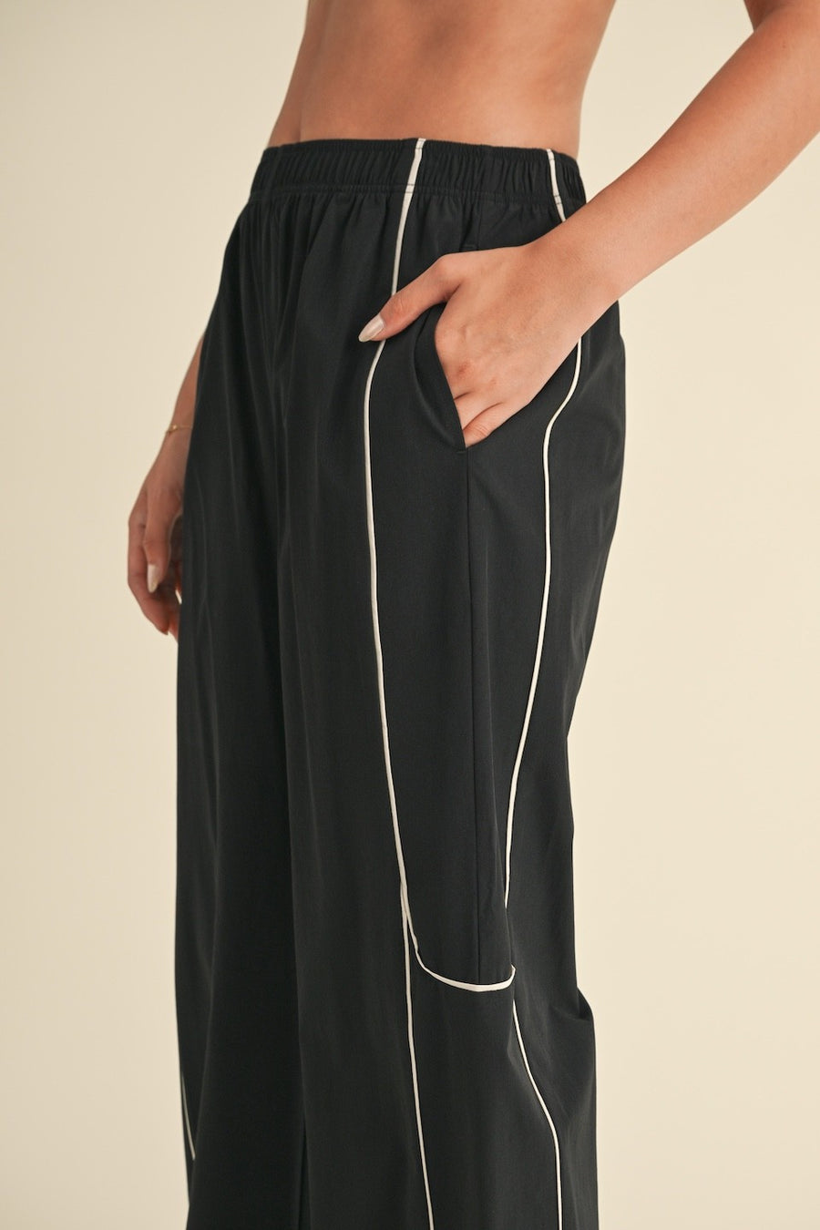 Black Track Pant