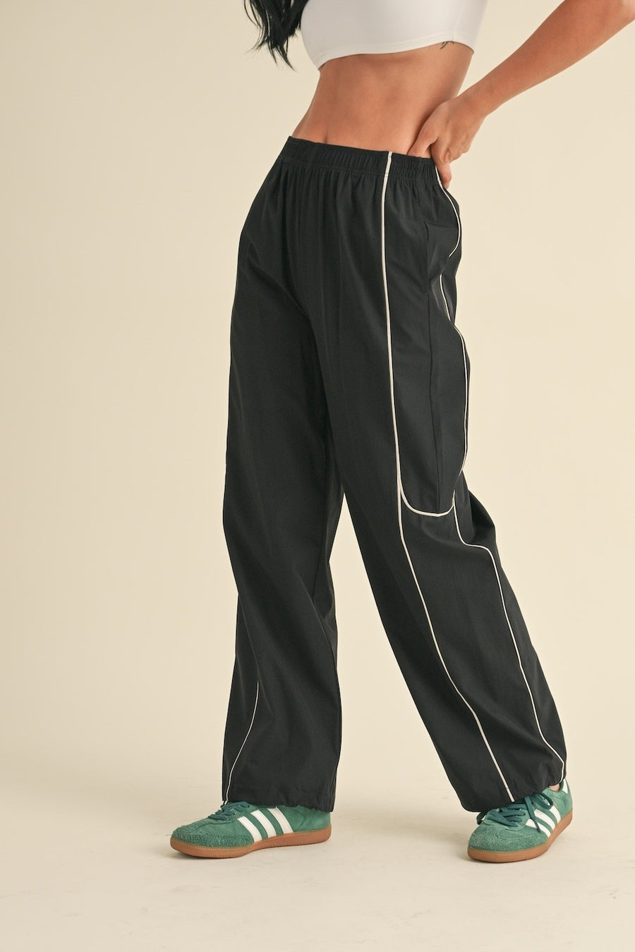 Black Track Pant