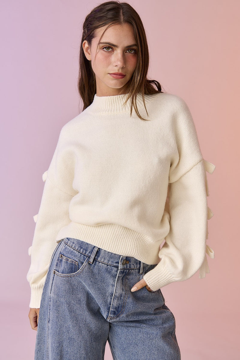 Ari Bow Sweater Cream