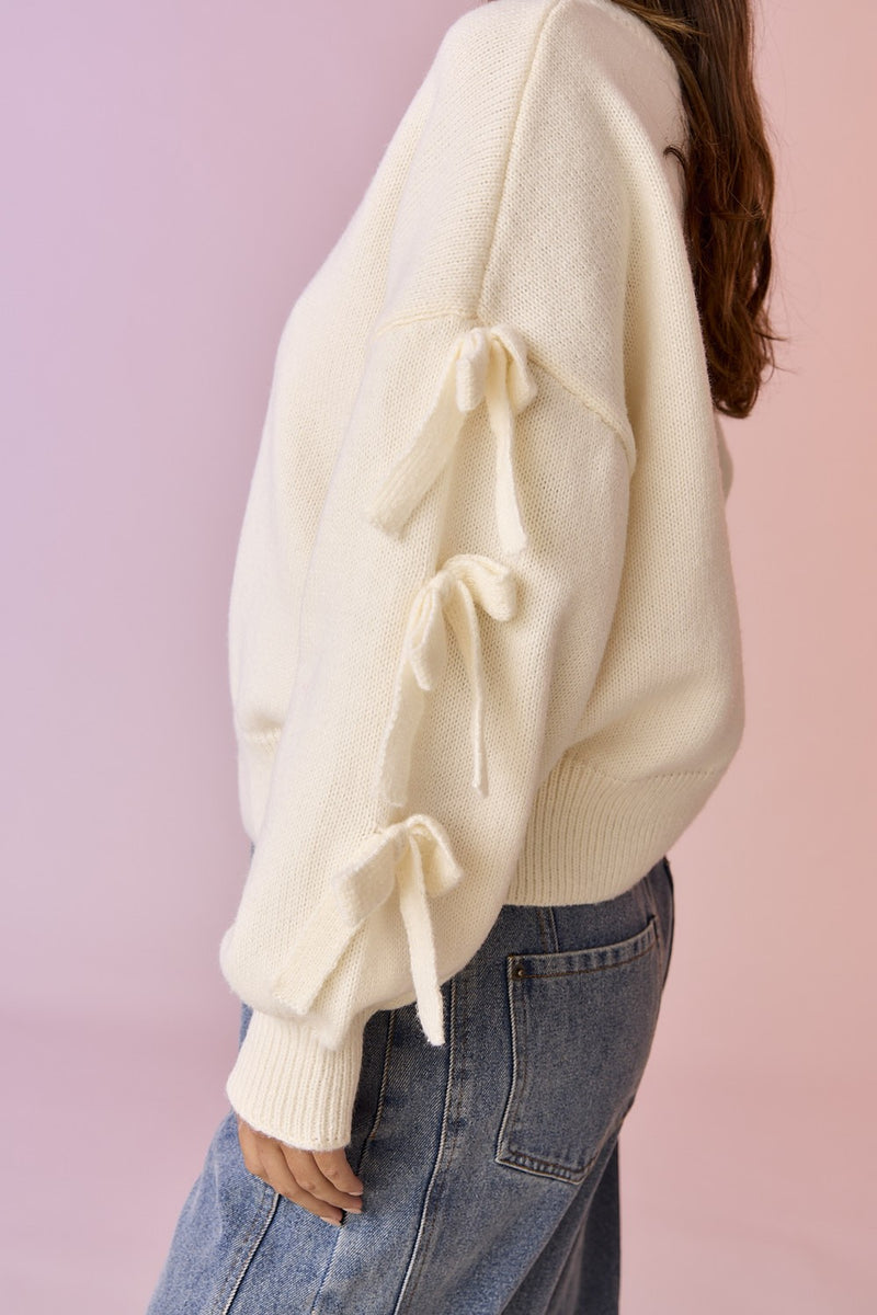 Ari Bow Sweater Cream