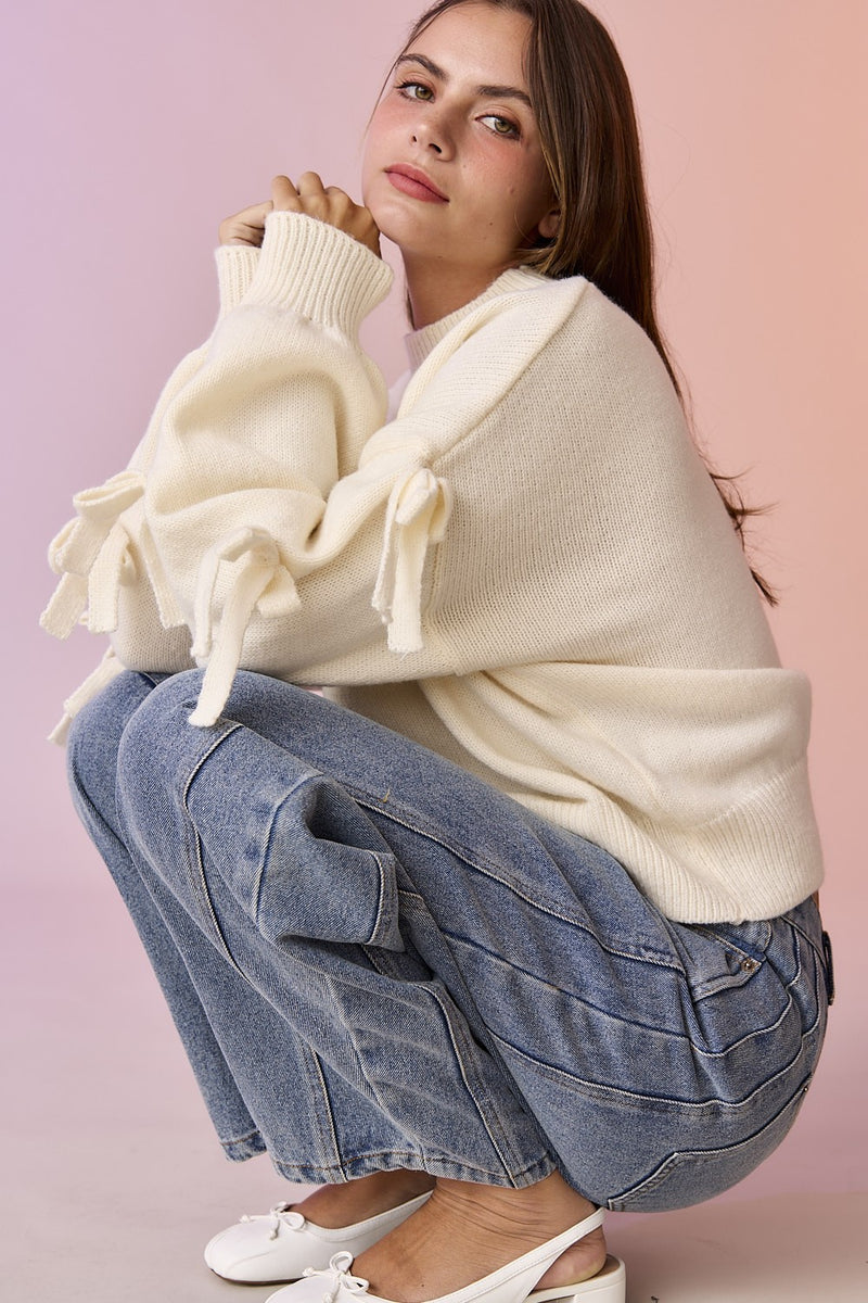 Ari Bow Sweater Cream