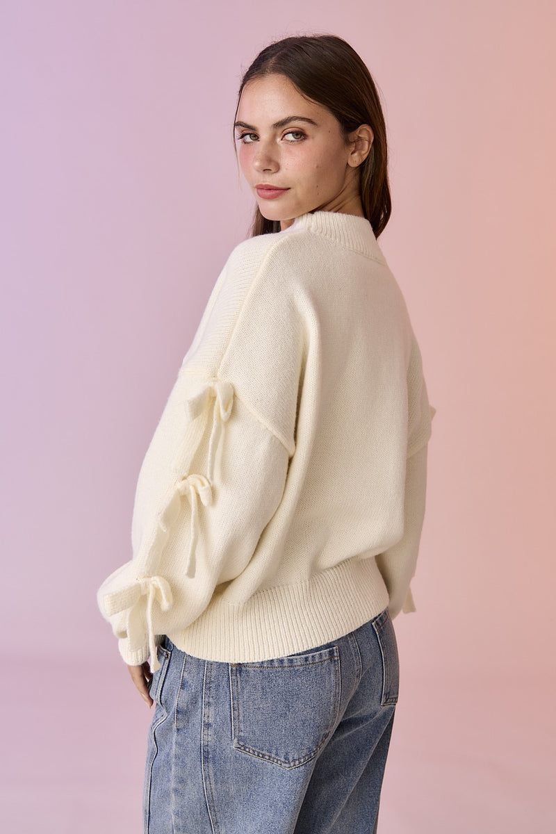 Ari Bow Sweater Cream