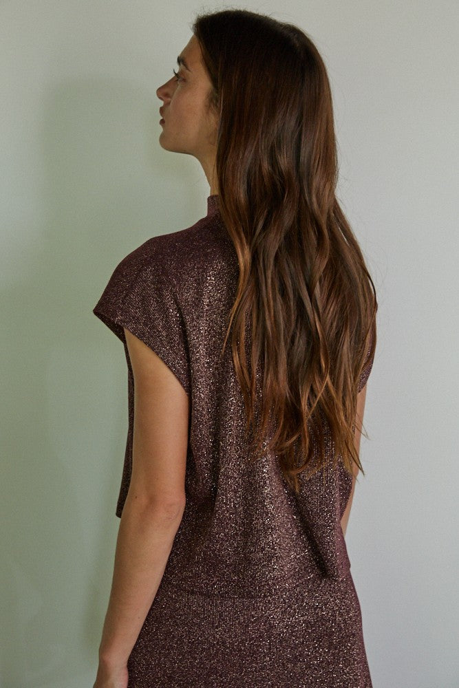 Glitter Evening Top
