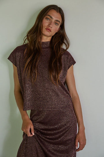 Glitter Evening Top