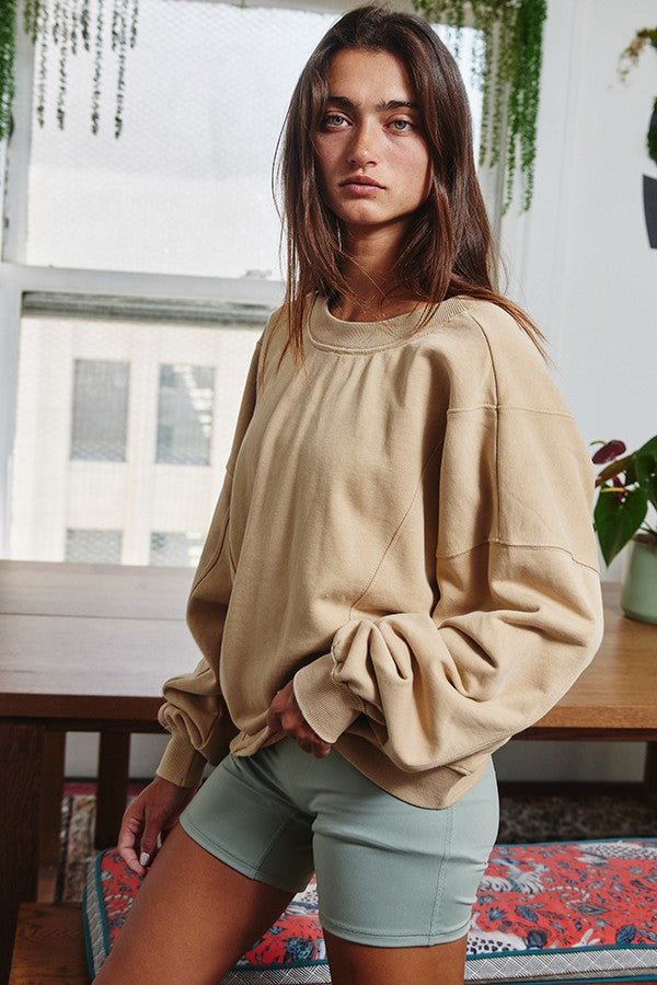 Twist Terry Sweatshirt