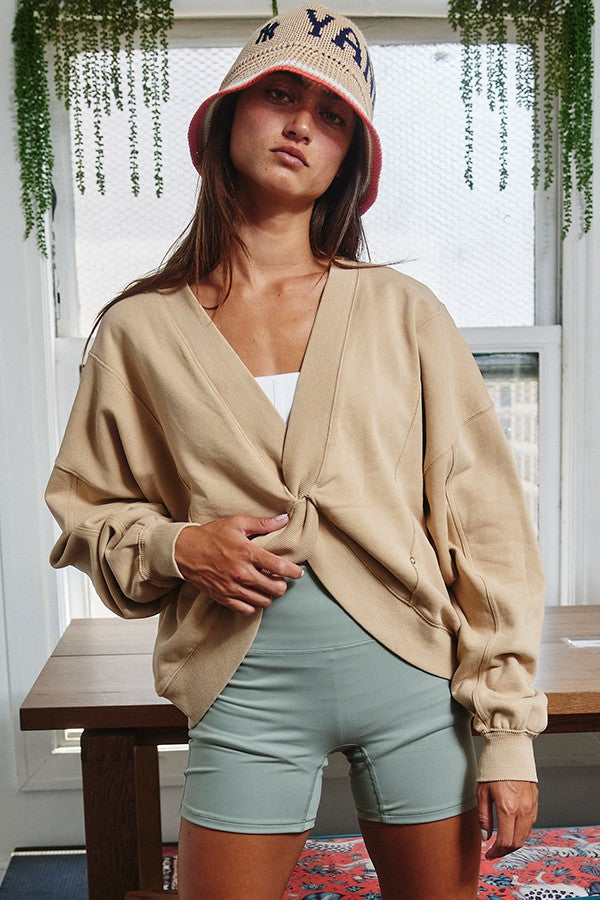 Twist Terry Sweatshirt