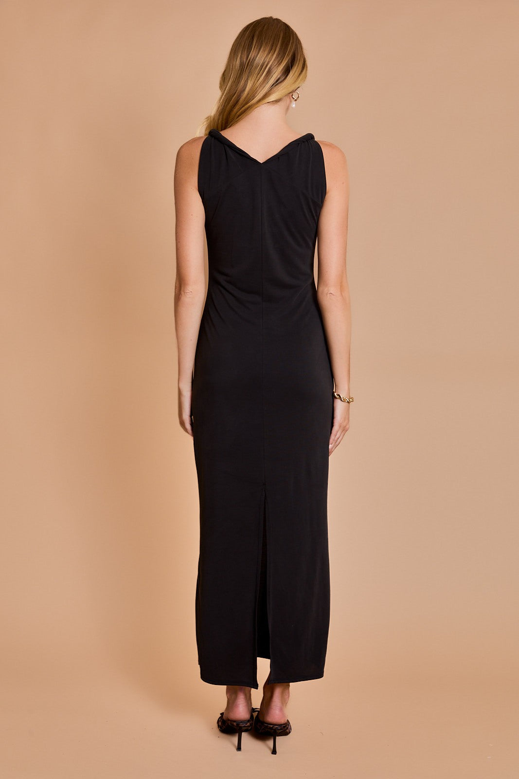 Twist Black Maxi Dress