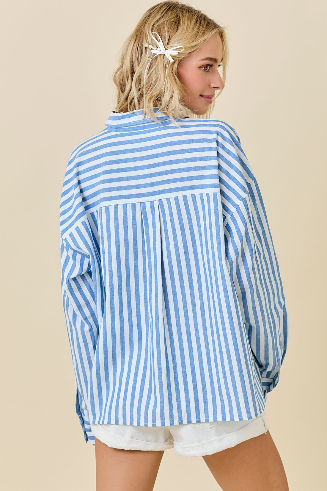Blue Lemonade Striped Set (Shorts)
