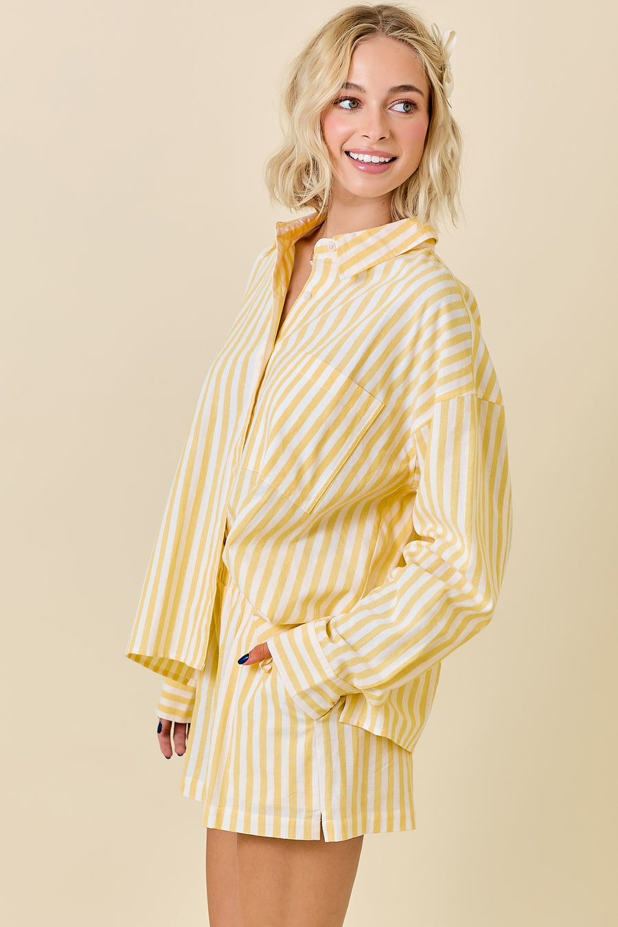 Lemonade Striped Set (Shorts)