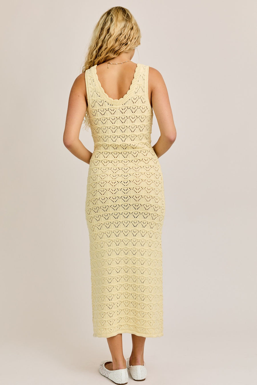 Sunflower Yellow Knit Dress