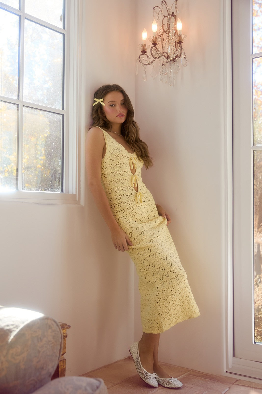 Sunflower Yellow Knit Dress