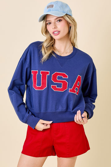 Navy USA Sweatshirt