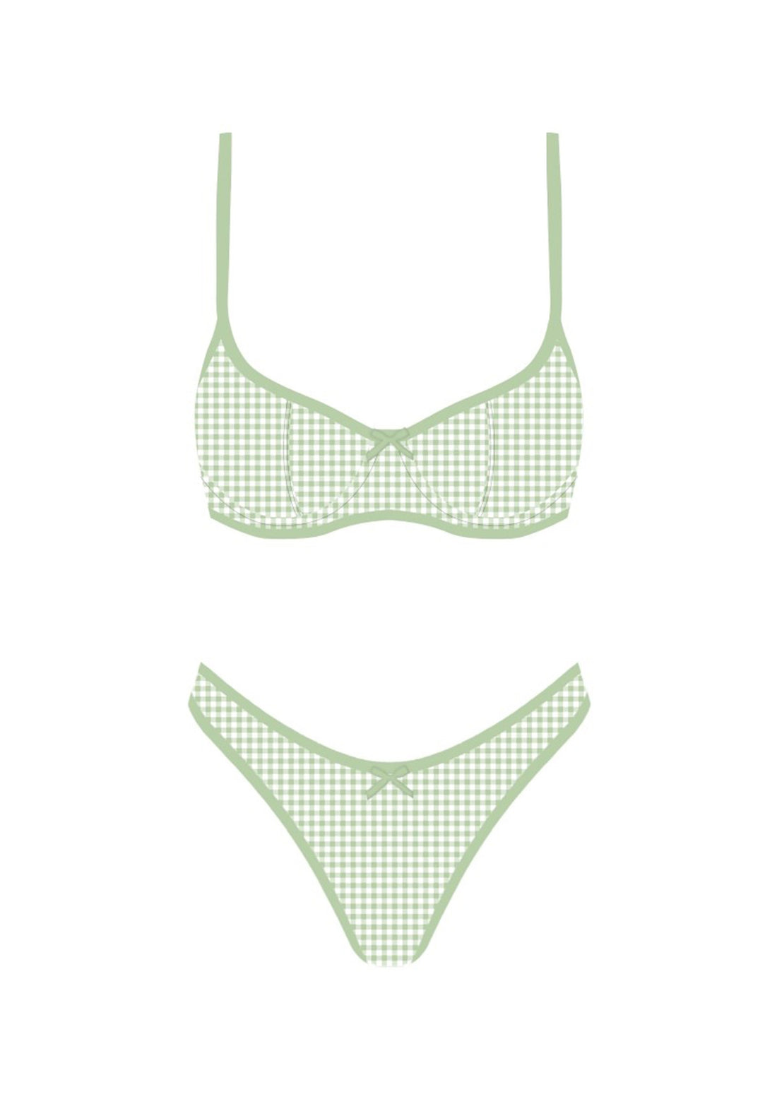 Seaside Picnic Bikini - Bottoms