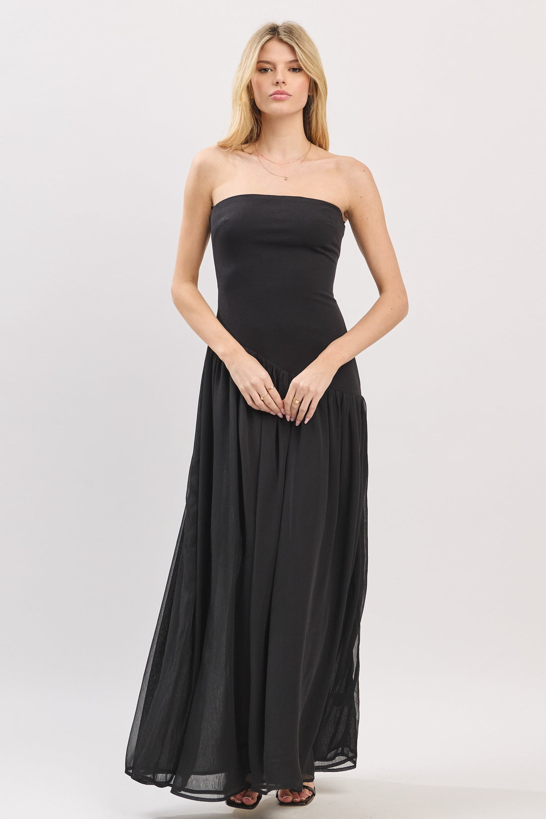 Strapless Black Dress