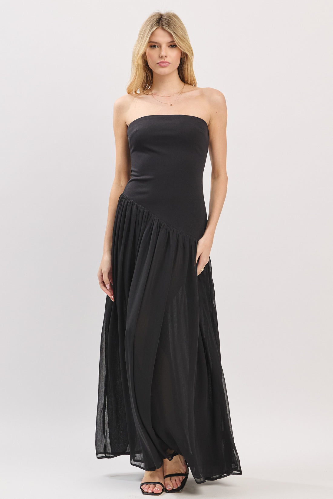 Strapless Black Dress