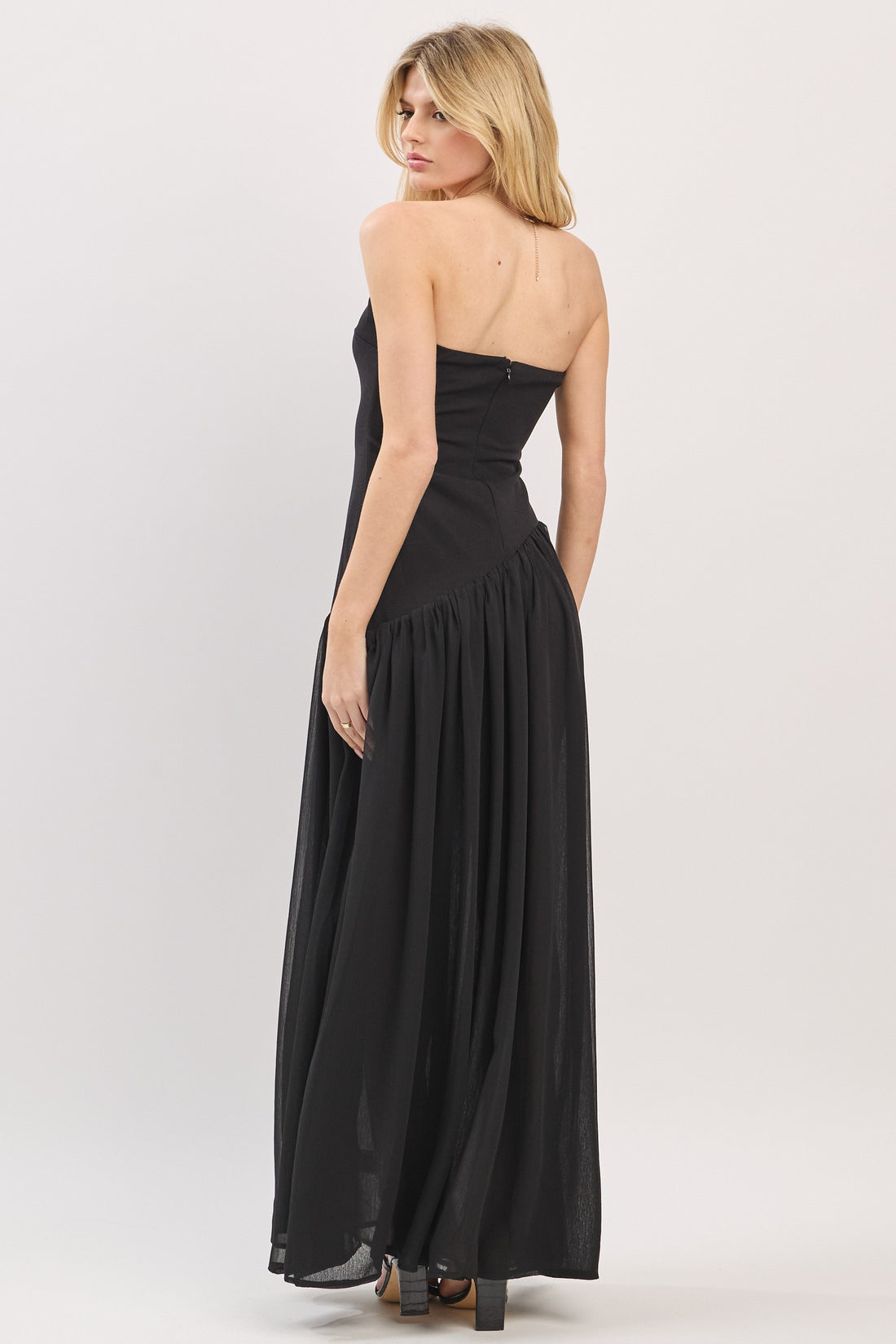Strapless Black Dress