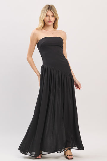 Strapless Black Dress