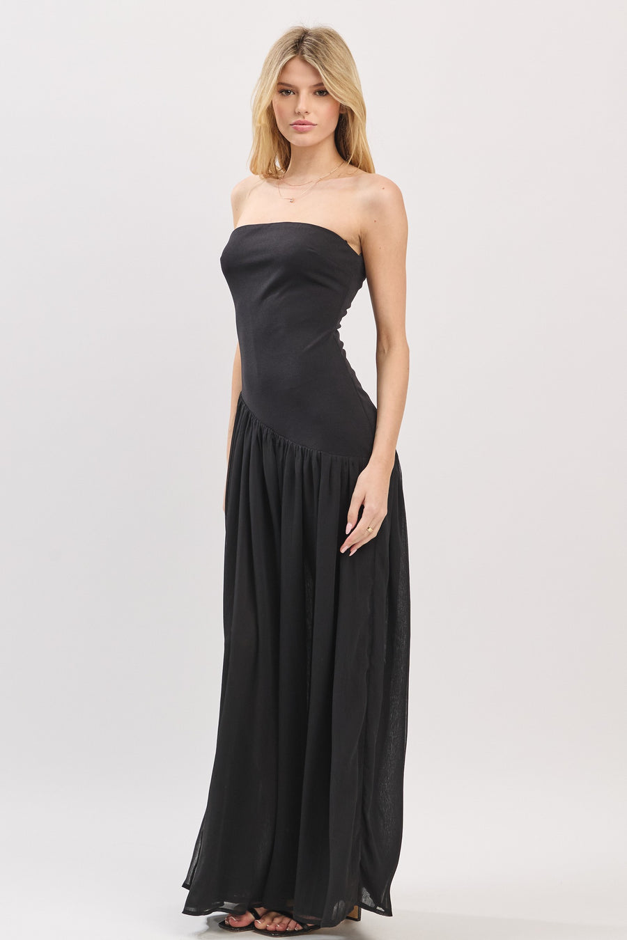 Strapless Black Dress