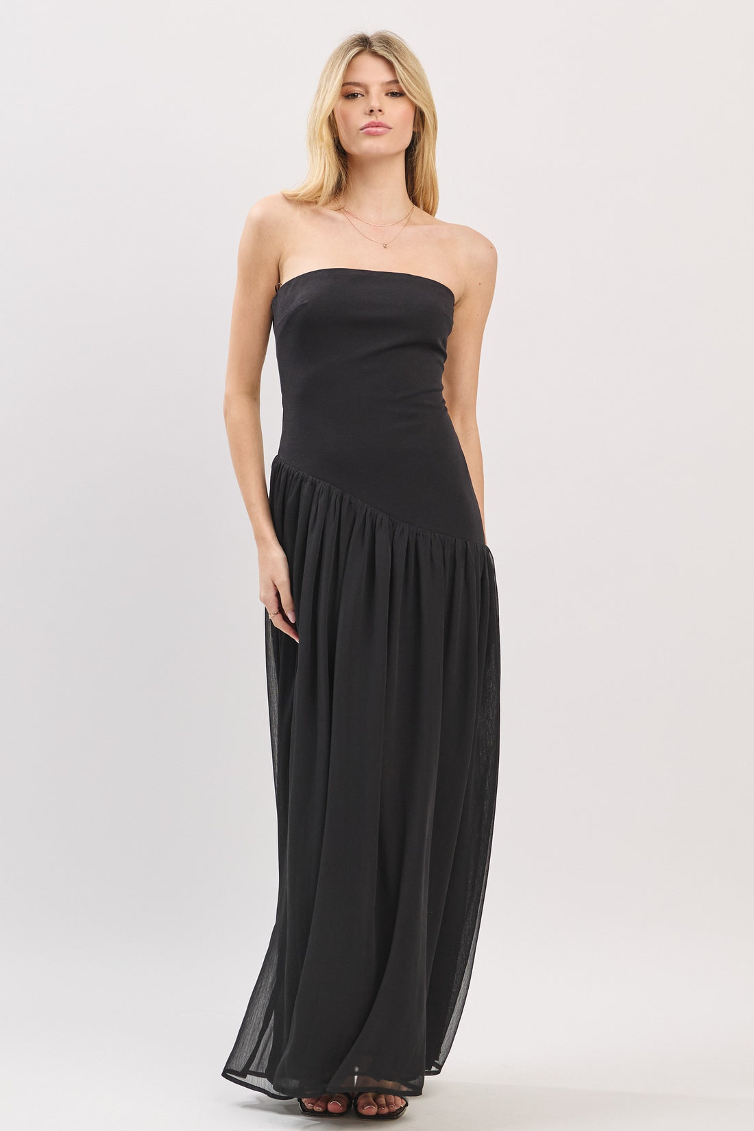 Strapless Black Dress