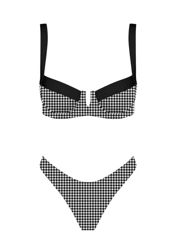 Gingham Bikini Set - TOP