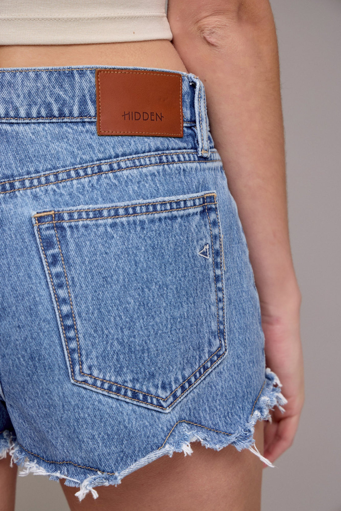 Kayla - High Rise Distressed Shorts