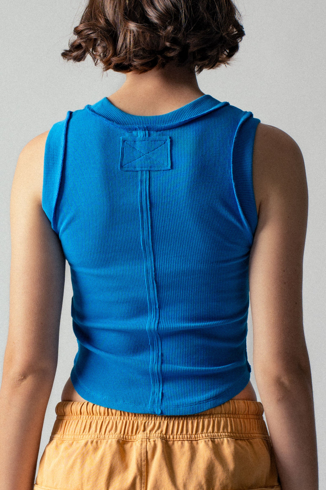 Royal Blue Ribbed Tank Top